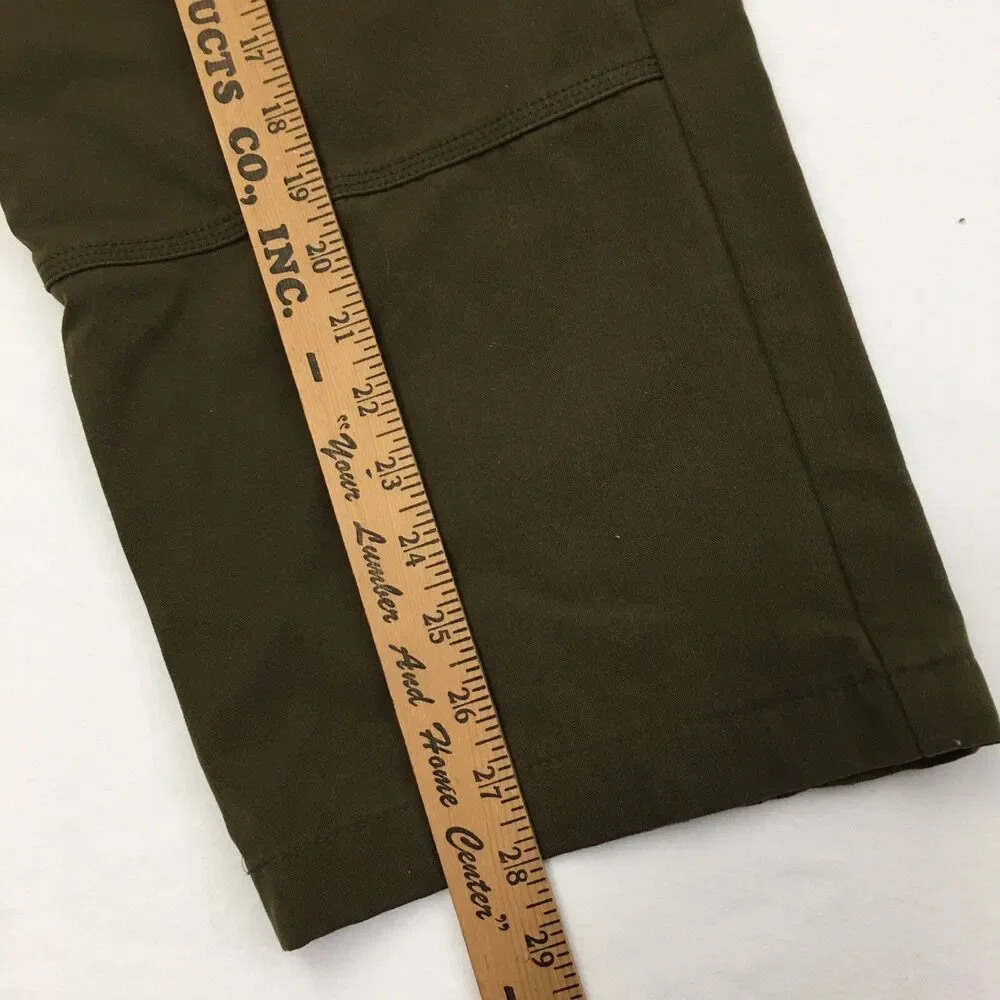 PRANA Zion Cargo Pants Men L (32x28) Military Olive Green Tactical Chino Casual